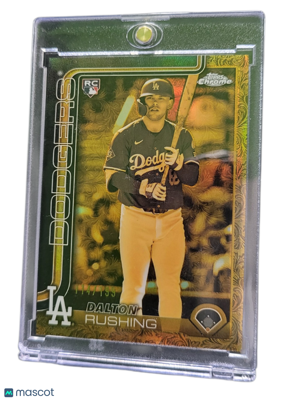 2025 Topps Chrome Gilded Dalton Rushing #CG-14 RC