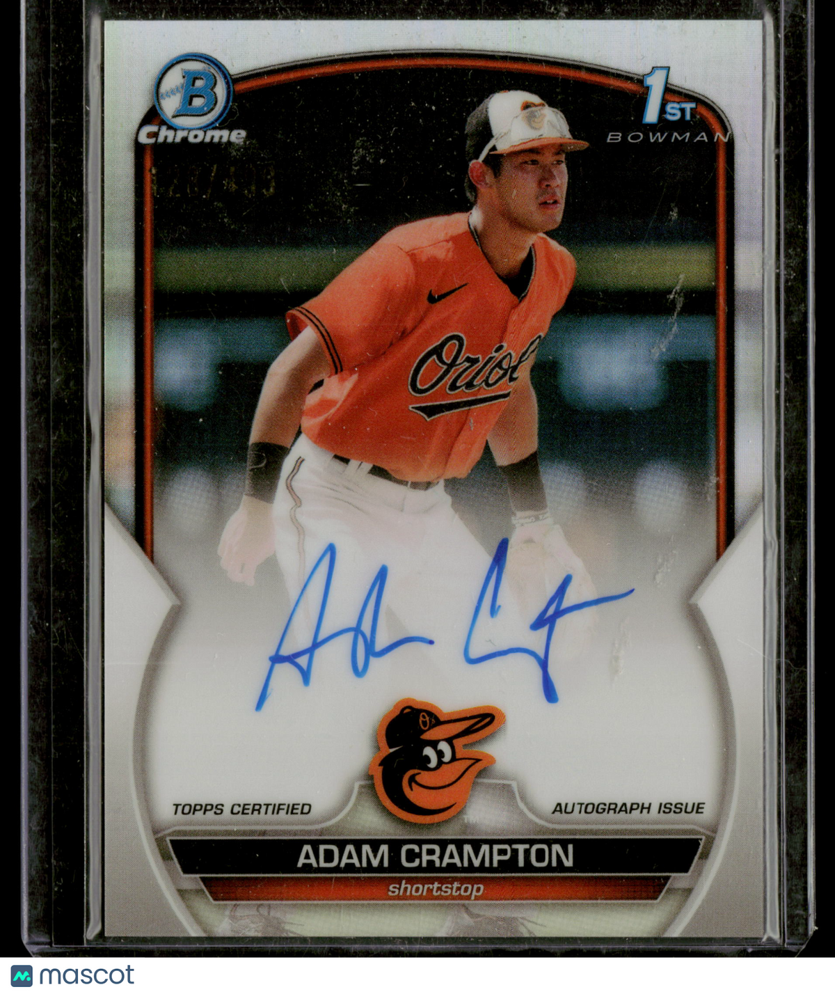 2023 Bowman Chrome Adam Crampton #CPA-CAN Refractor Autograph