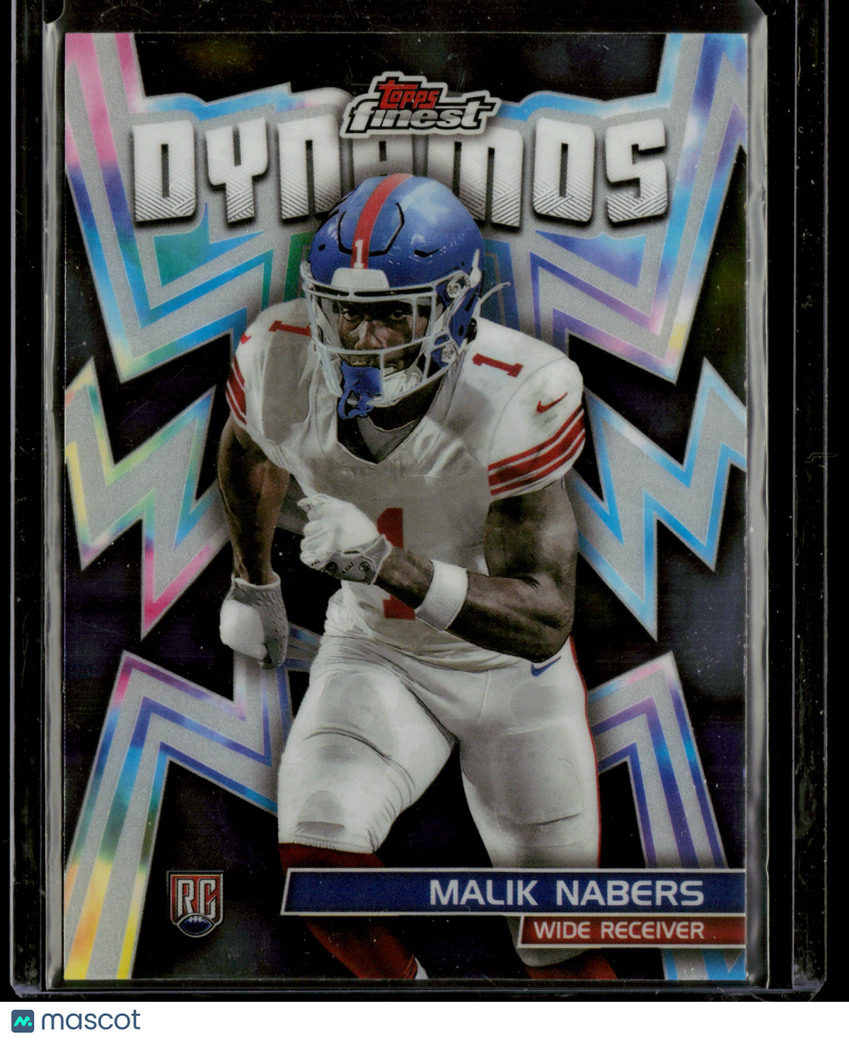 2024 Topps Finest Dynamos Malik Nabers #DYN-14 RC
