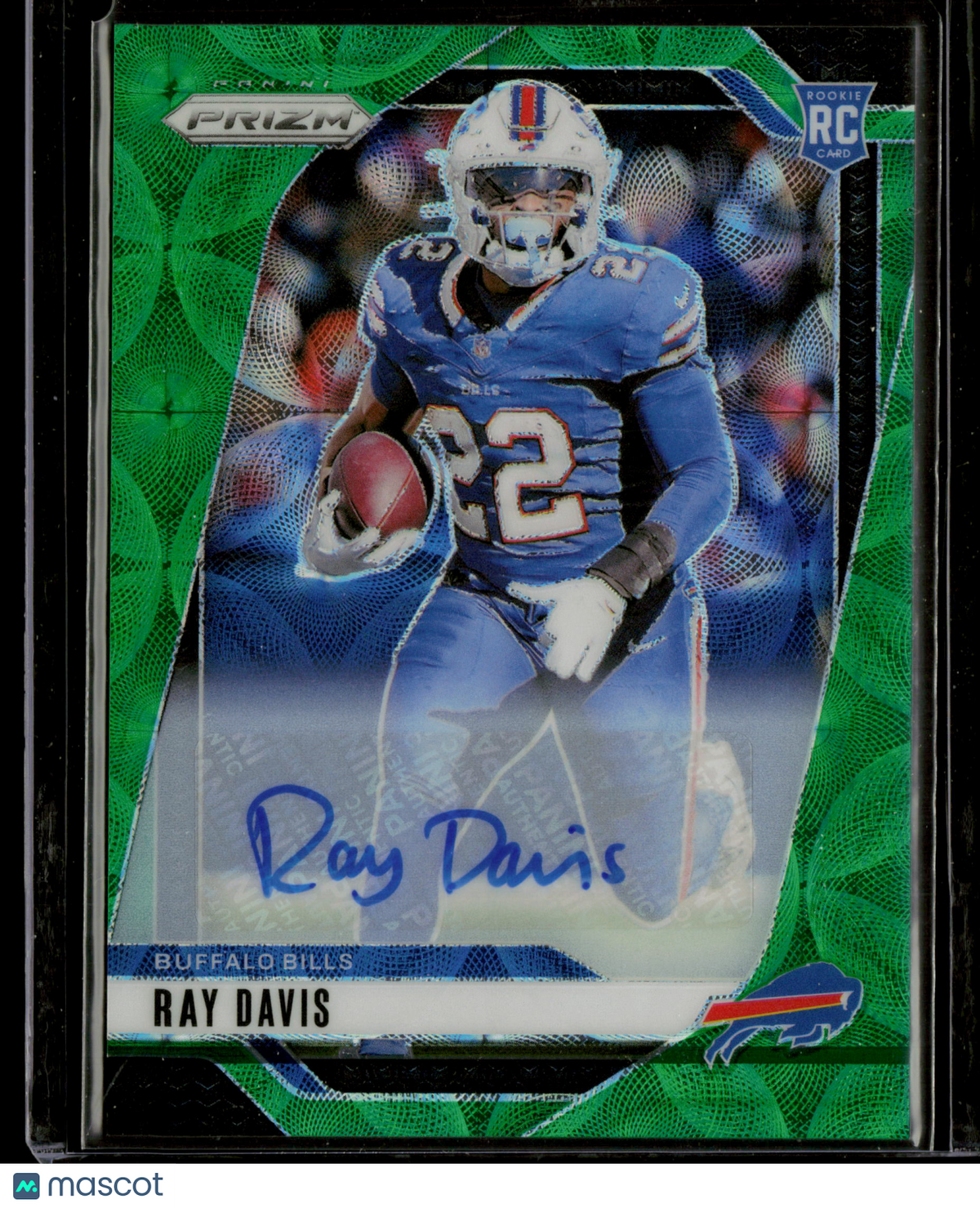 2024 Panini Prizm Ray Davis #382 Green RC