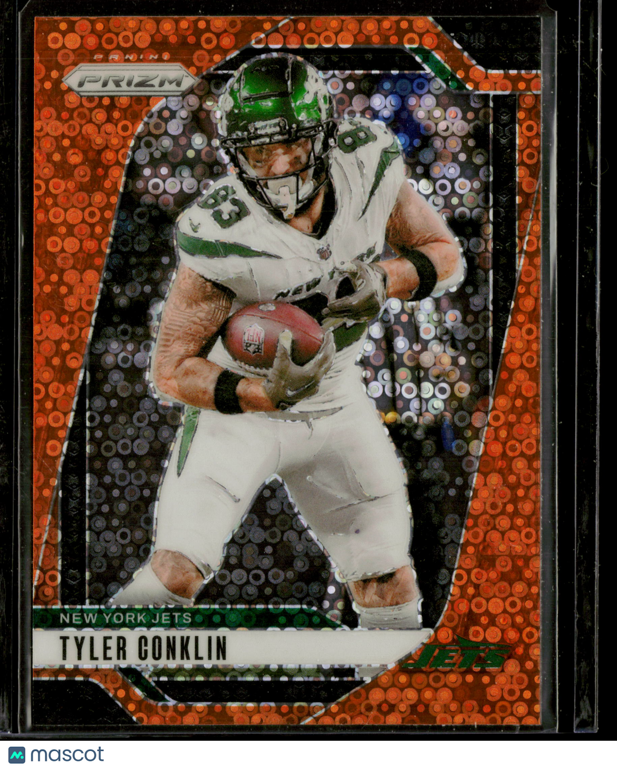 2024 Panini Prizm Tyler Conklin #225 Orange Circles
