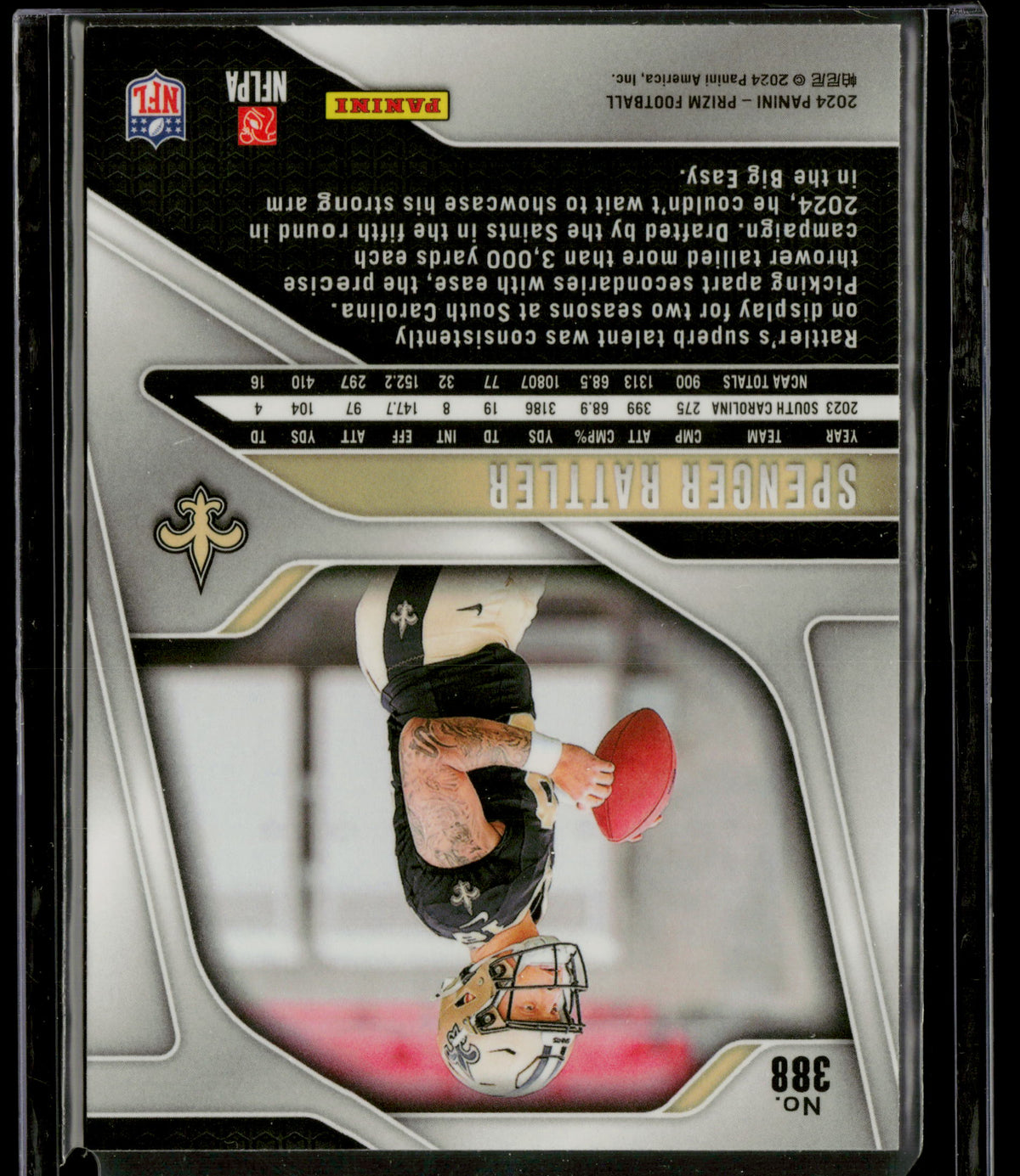 2024 Panini Prizm Spencer Rattler #388 RC