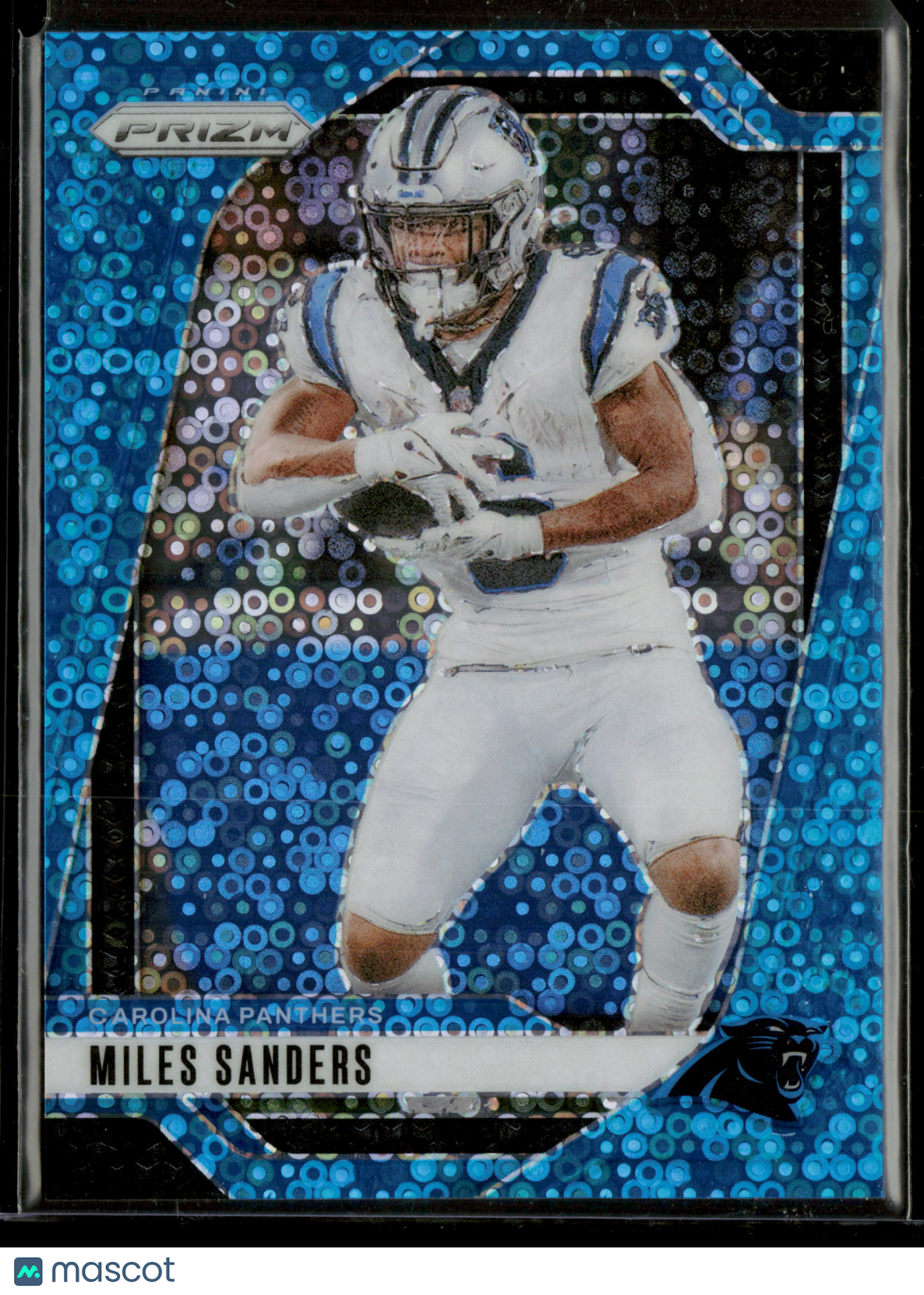 2024 Panini Prizm Miles Sanders #38 Blue Circles 23/99