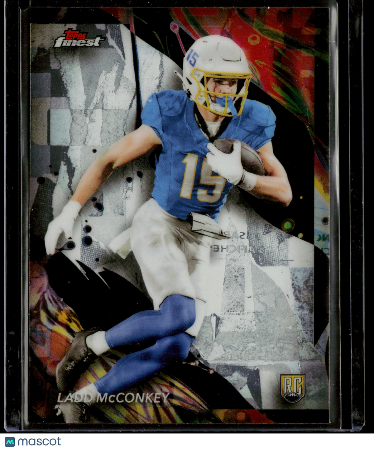 2024 Topps Finest Ladd McConkey #186 RC