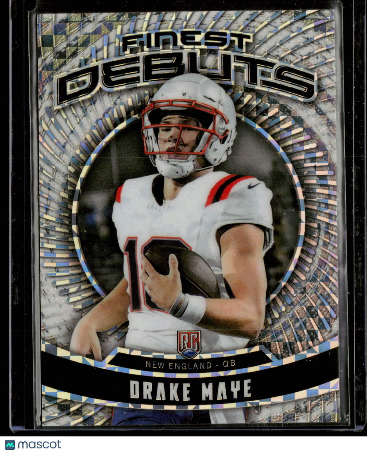 2024 Topps Finest Drake Maye #D-3 RC
