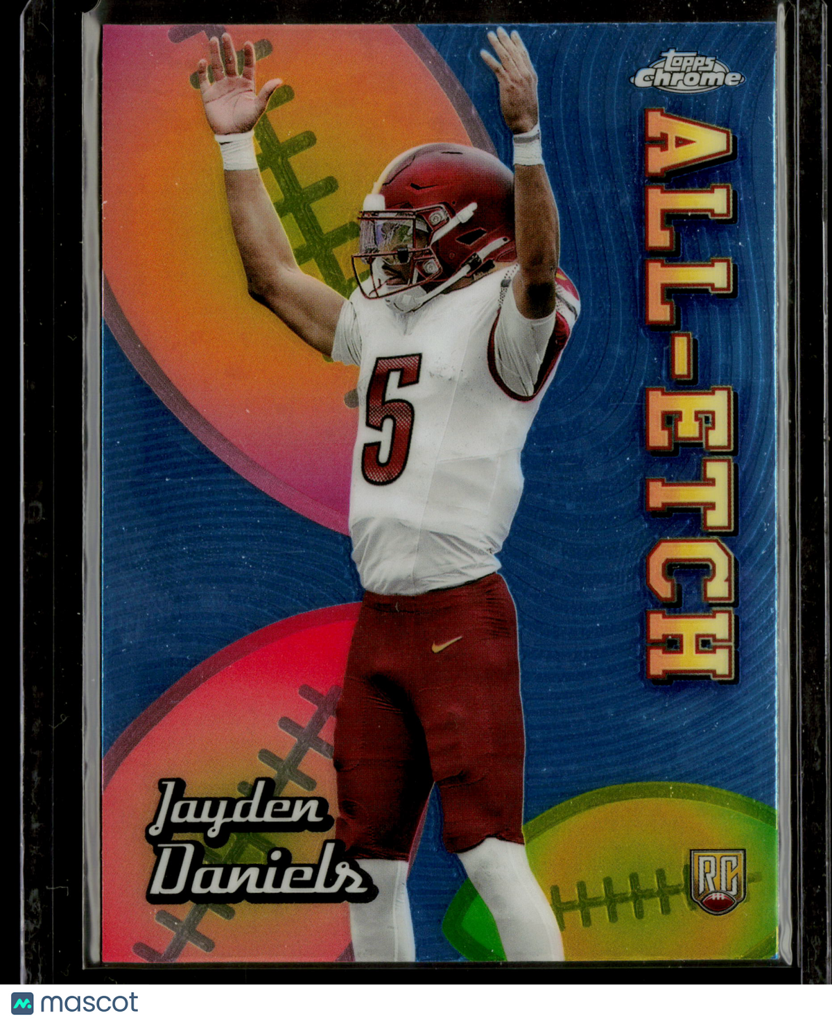 2024 Topps Chrome All-Etch Jayden Daniels #CAE-JD