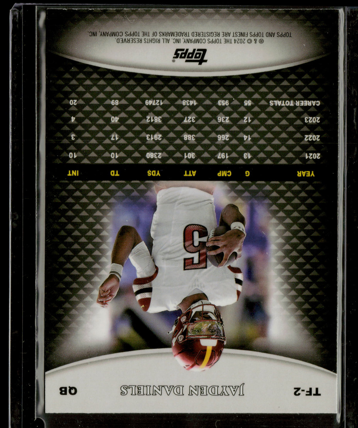2024 Topps Team Finest Jayden Daniels #TF-2 RC