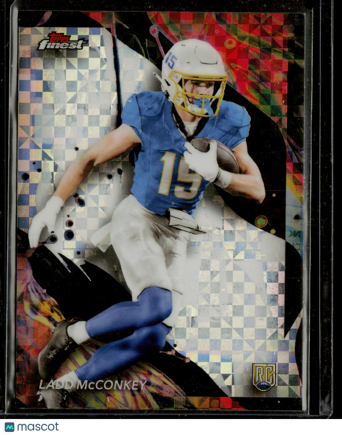 2024 Topps Finest Ladd McConkey #186 RC