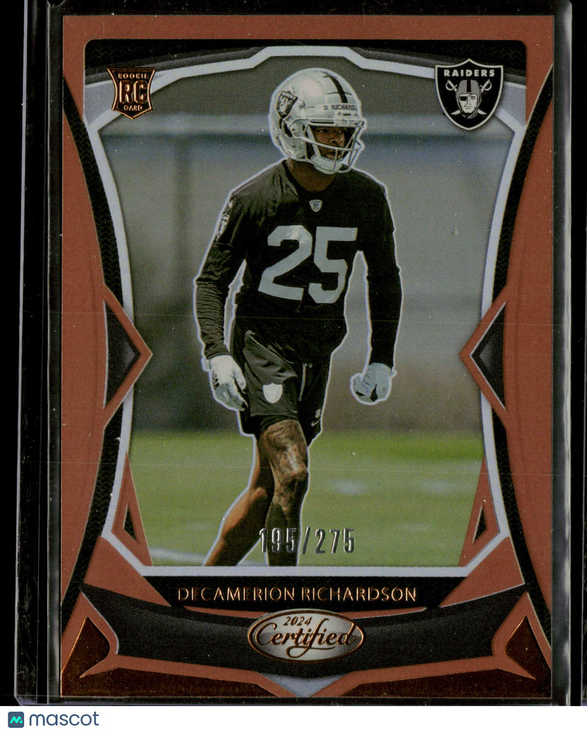 2024 Panini Certified Decamerion Richardson #186 195/275 RC