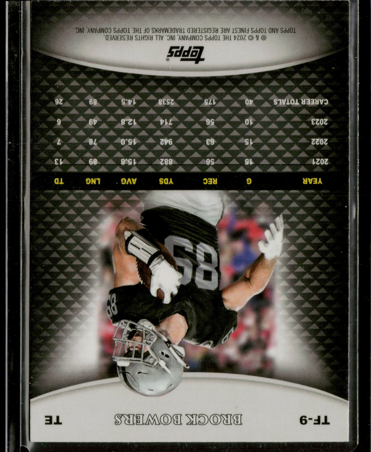2024 Topps Team Finest Brock Bowers #TF-9 RC