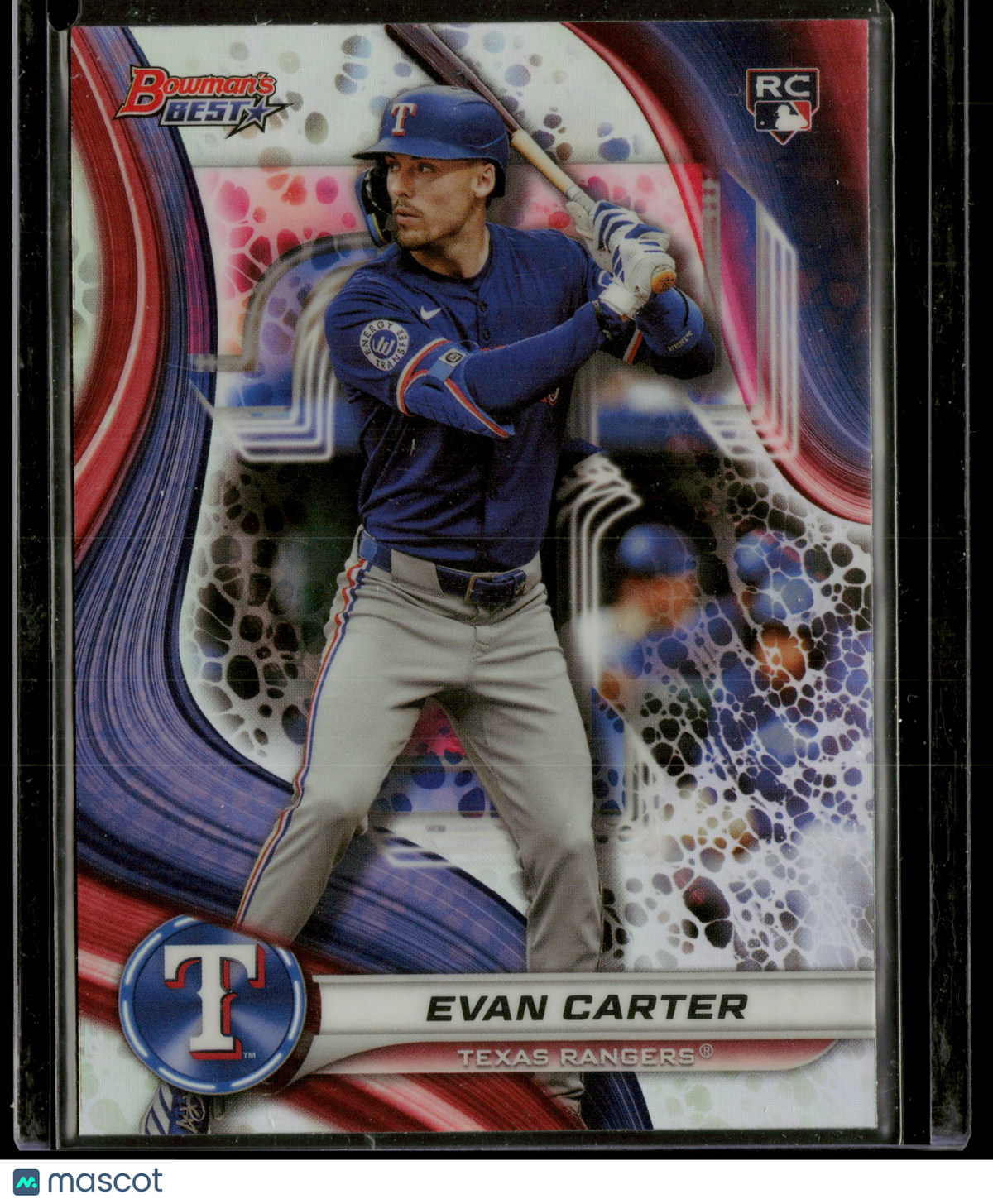 2024 Bowman's Best Evan Carter #66 Refractor RC
