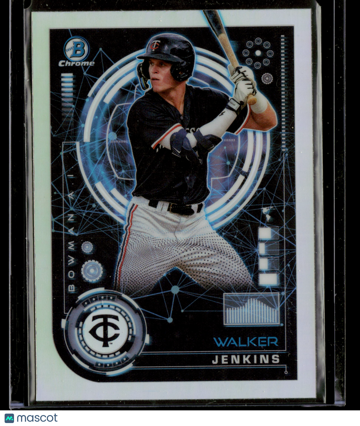 2024 Bowman Chrome Bowman AI Walker Jenkins #BAI-10