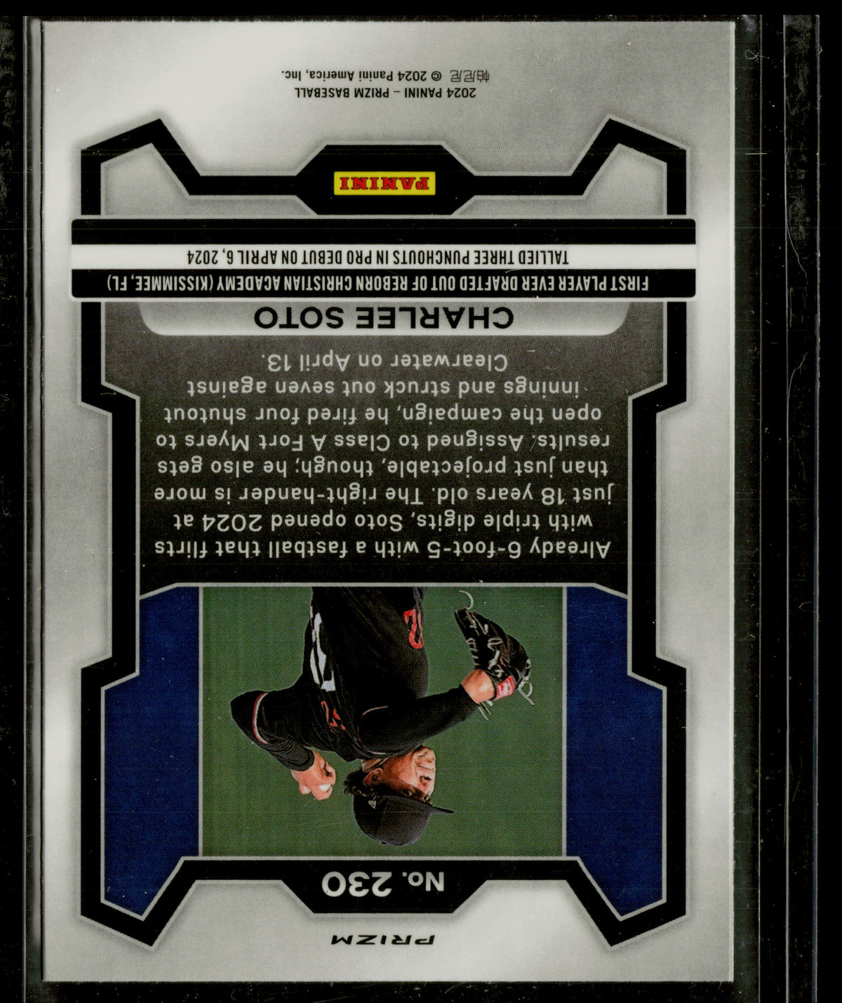 2024 Panini Prizm Baseball Charlee Soto #230 Red Wave