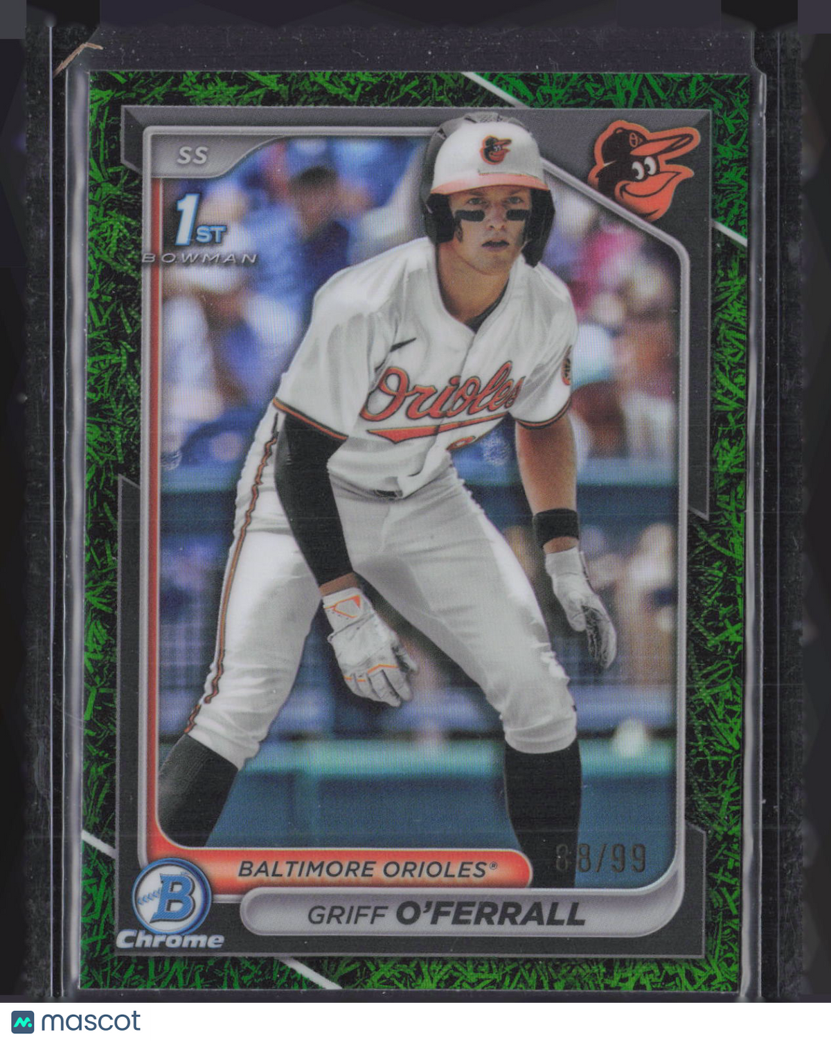2024 Bowman Draft Chrome Griff O'Ferrall #BDC-21 Green Grass 88/99