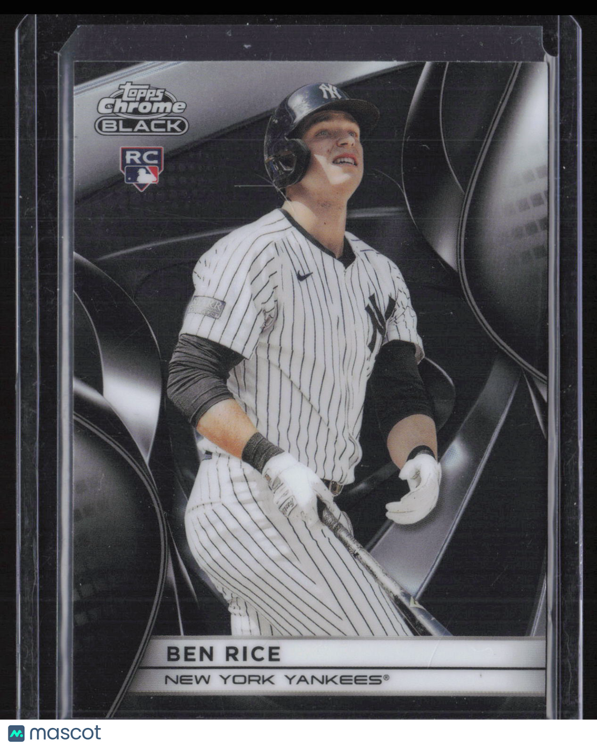 2025 Topps Chrome Black Ben Rice #120 RC