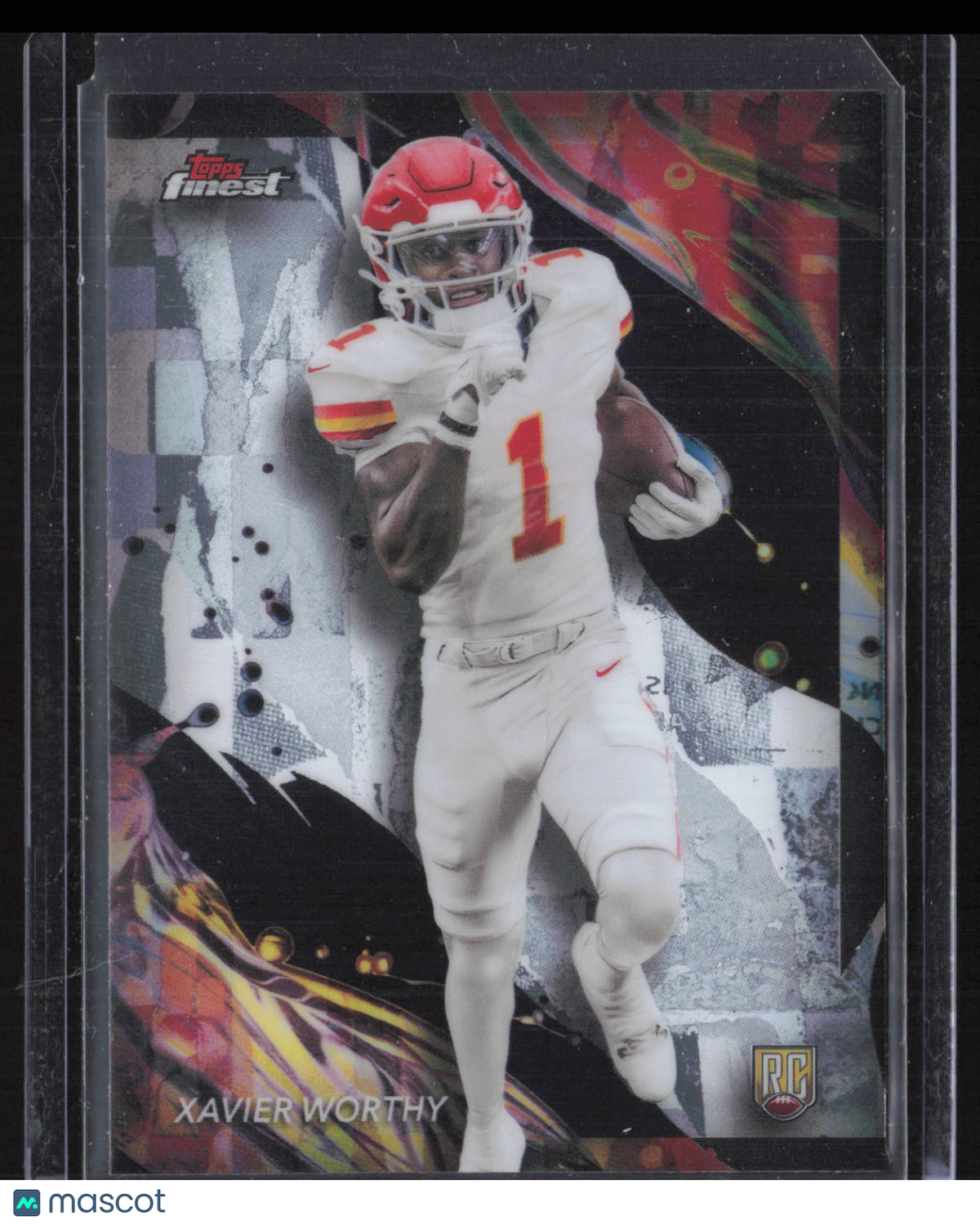 2024 Topps Finest Xavier Worthy #191 RC