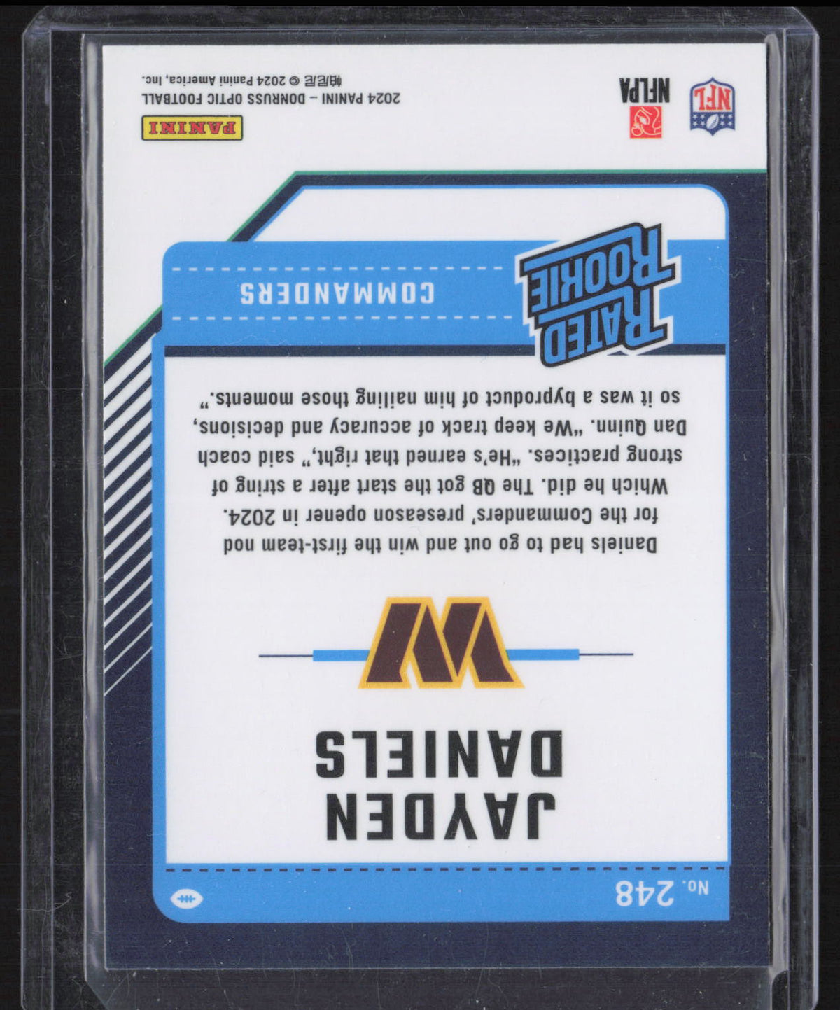 2024 Panini Donruss Optic Jayden Daniels #248