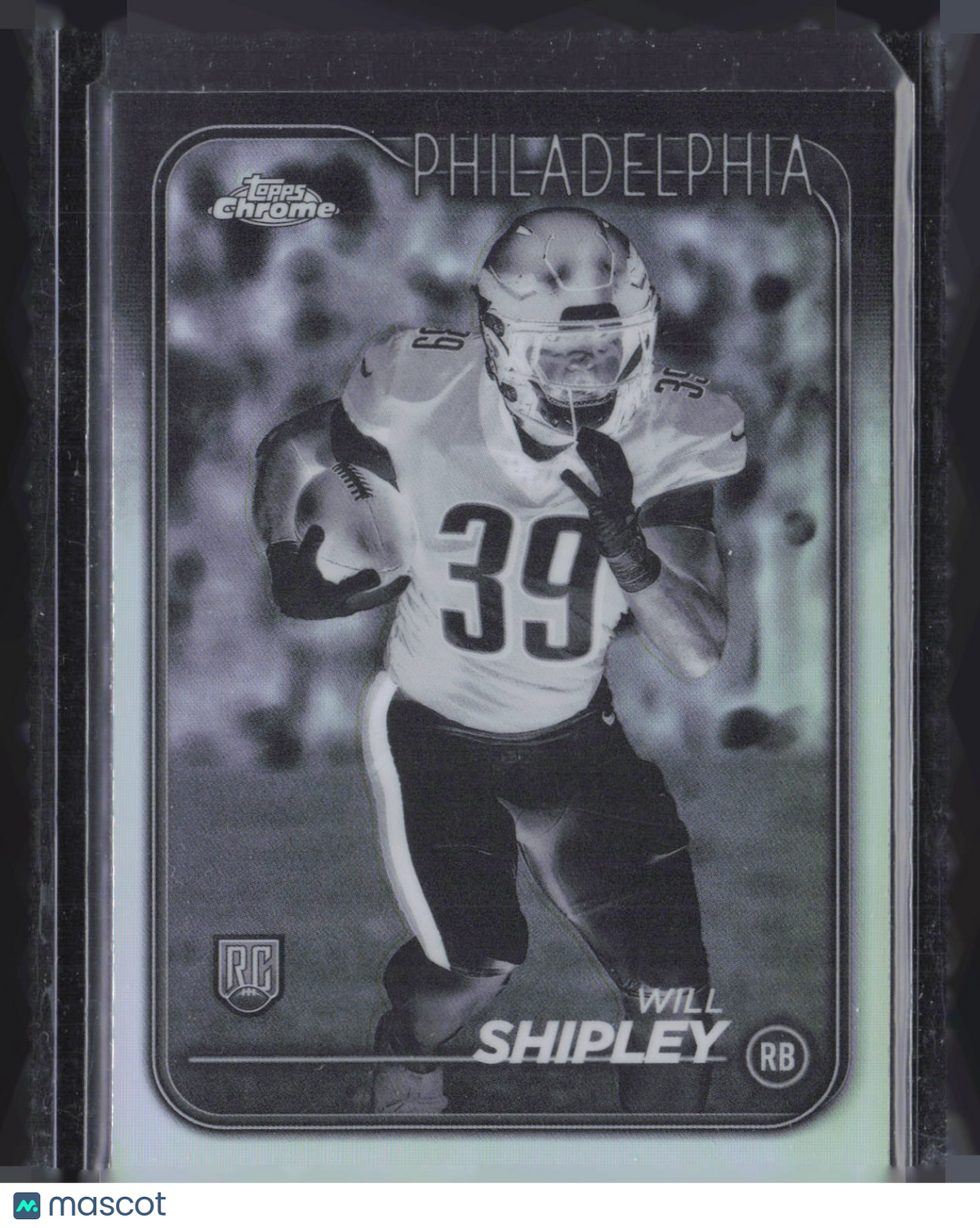2024 Topps Chrome Will Shipley #252 Negative RC