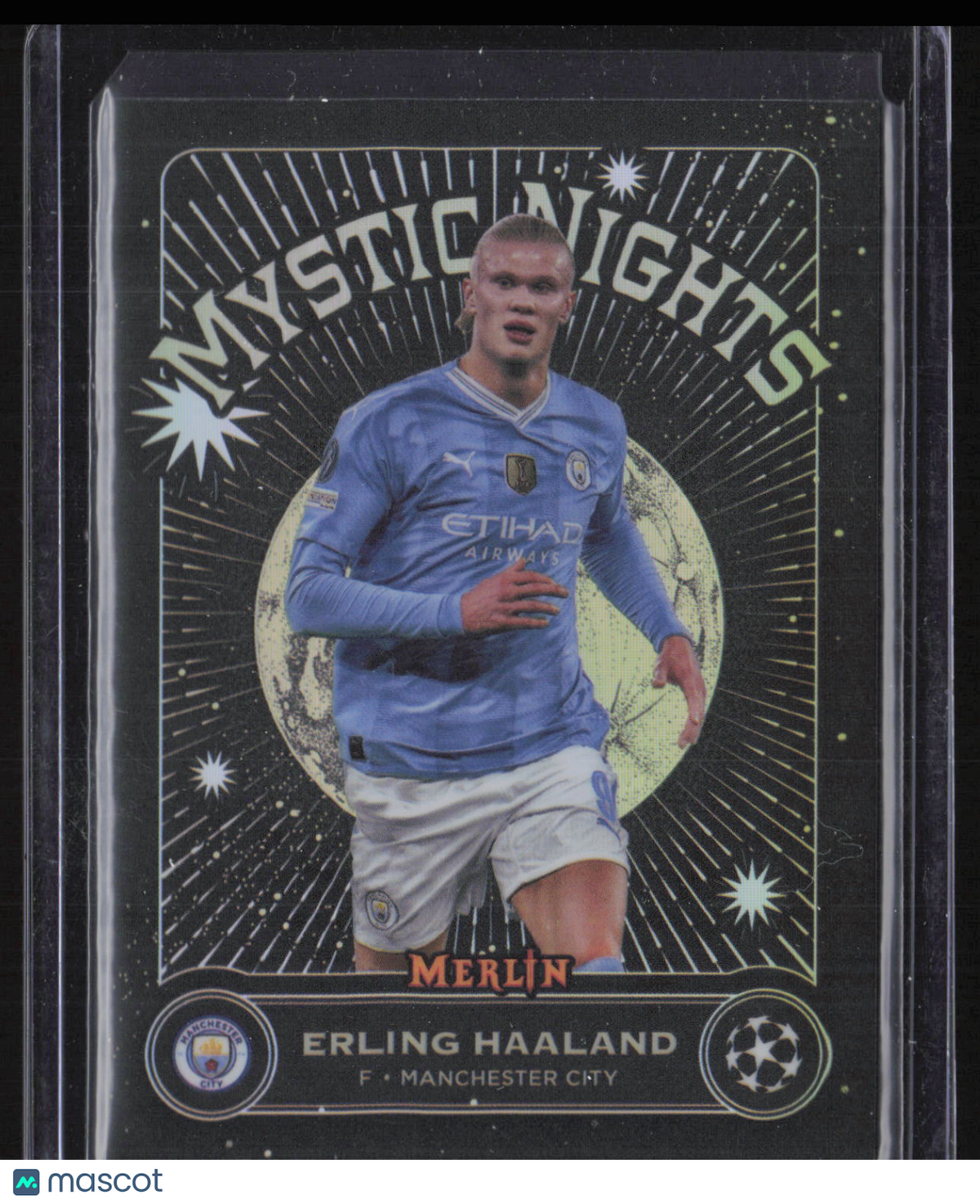 2024 Topps Merlin Mystic Nights Erling Haaland #MN-14