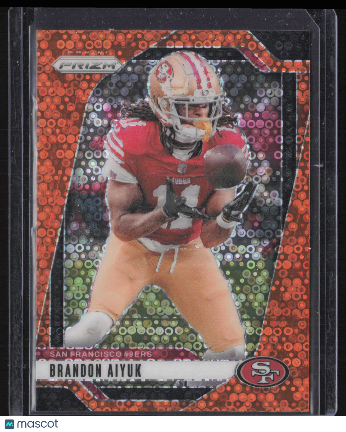 2024 Panini Prizm Brandon Aiyuk #251 Orange Pulsar