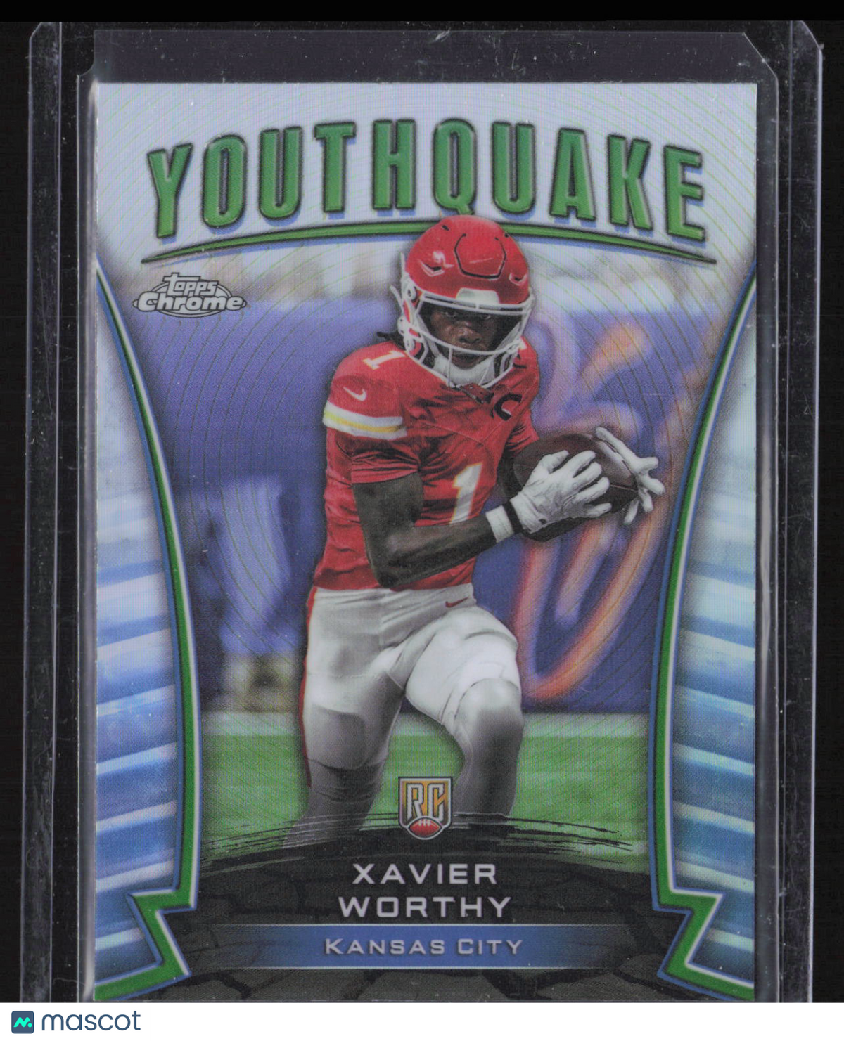 2024 Topps Chrome Youthquake Xavier Worthy #Y-18 Refractor RC