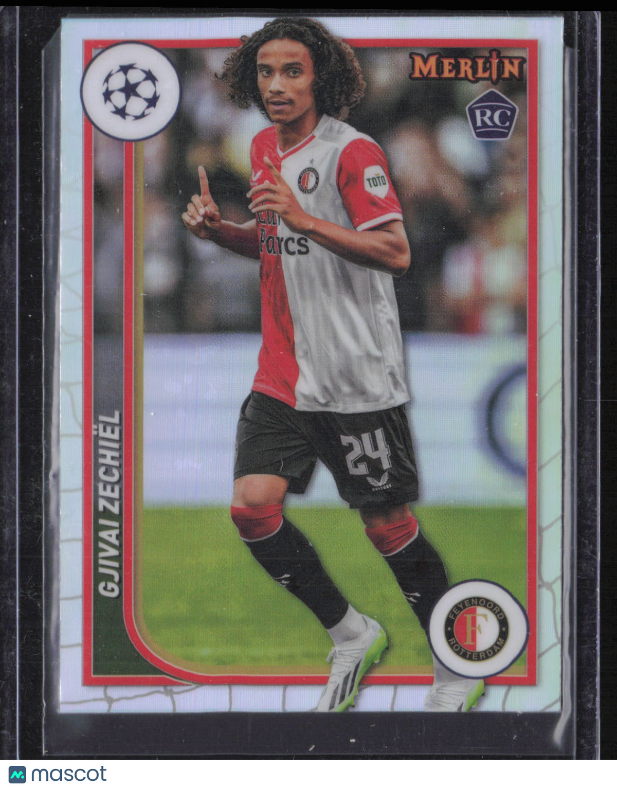 2024 Topps Merlin Gjivai Zechiel #54 Refractor RC
