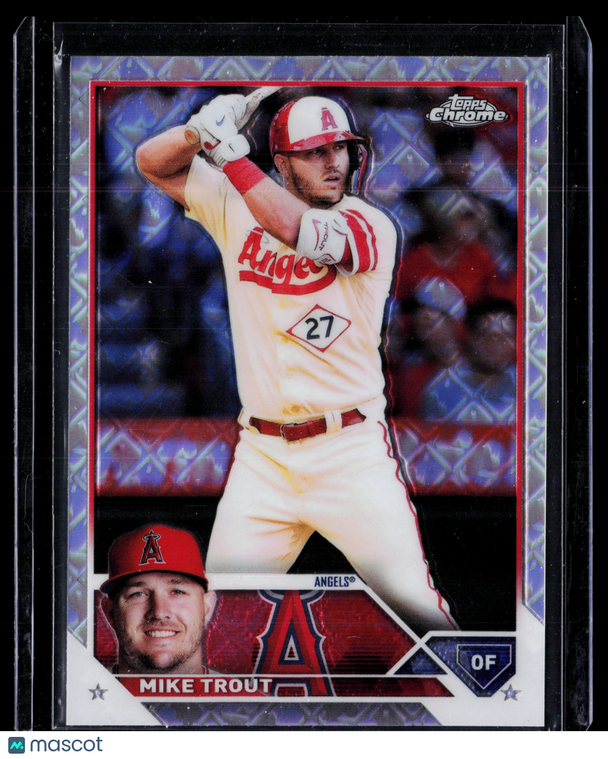 2023 Topps Chrome Logofractor Mike Trout #27