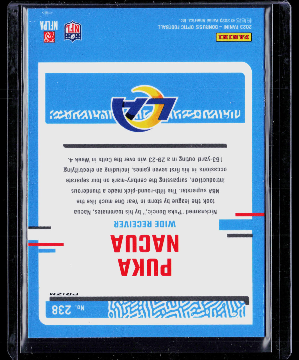 2023 Donruss Optic Puka Nacua #238