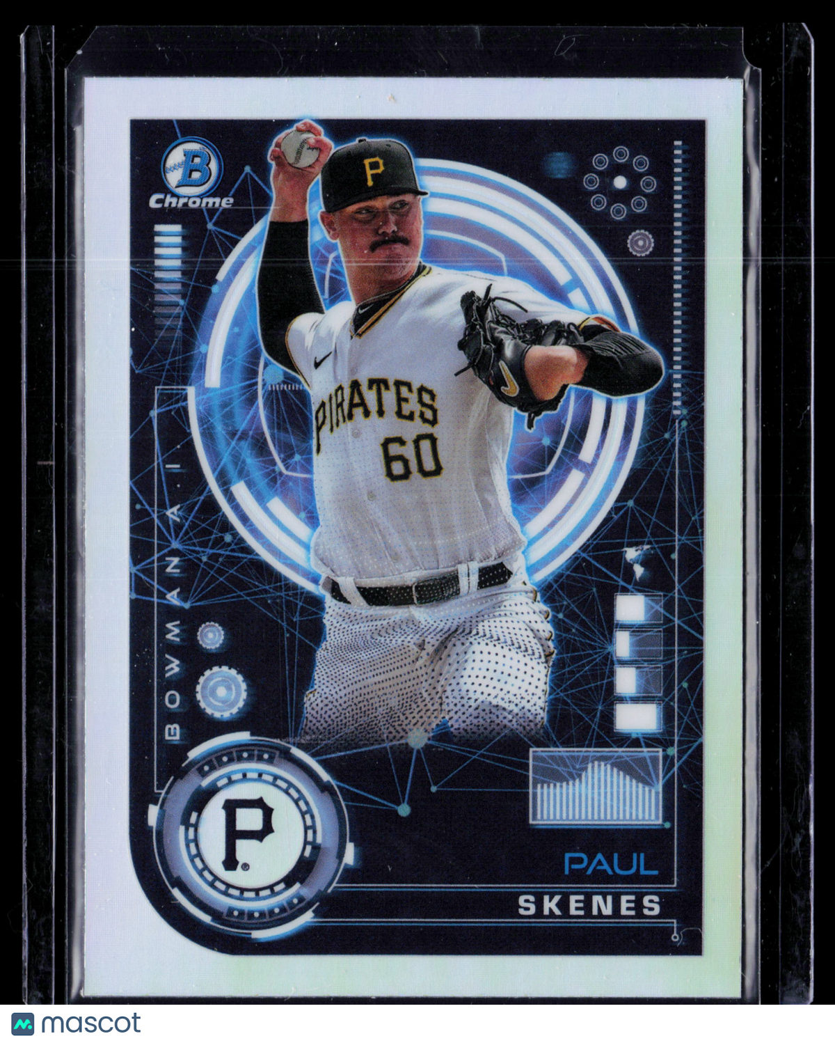 2024 Bowman Chrome Bowman AI Paul Skenes #BAI-15