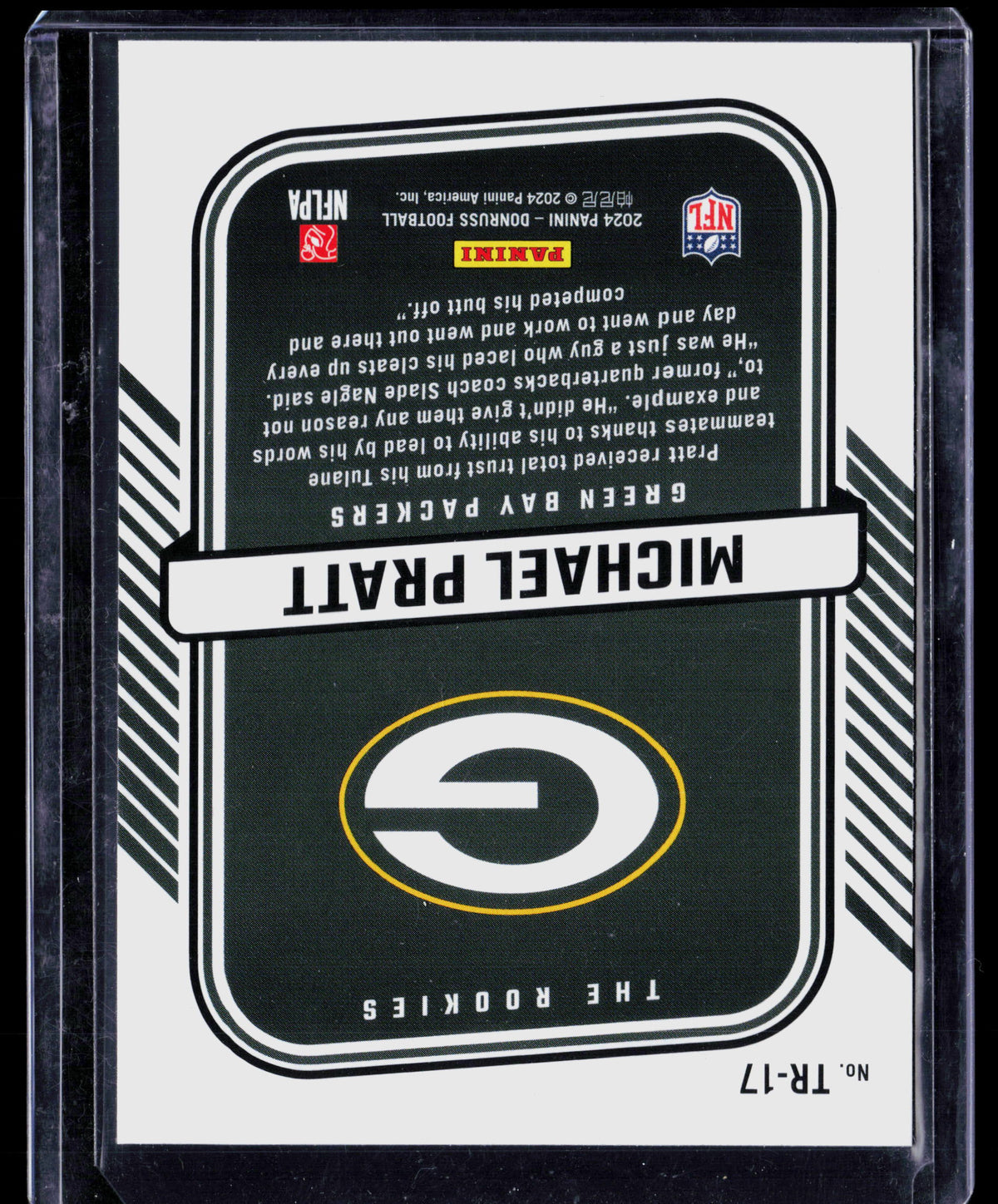 2024 Donruss The Rookies Michael Pratt #TR-17