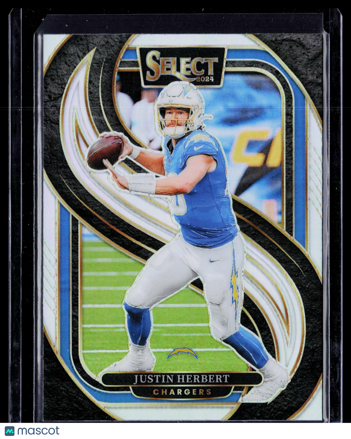 2025 Panini Select Justin Herbert #131 Prizm Premier Level