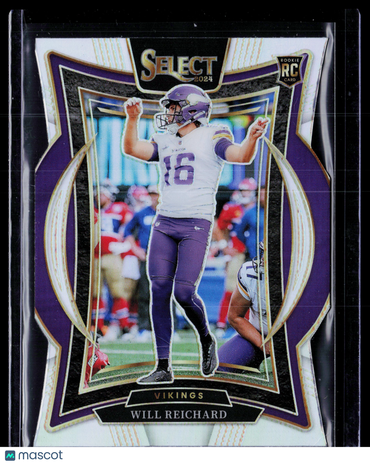 2025 Panini Select Will Reichard #21 Purple Prizm RC