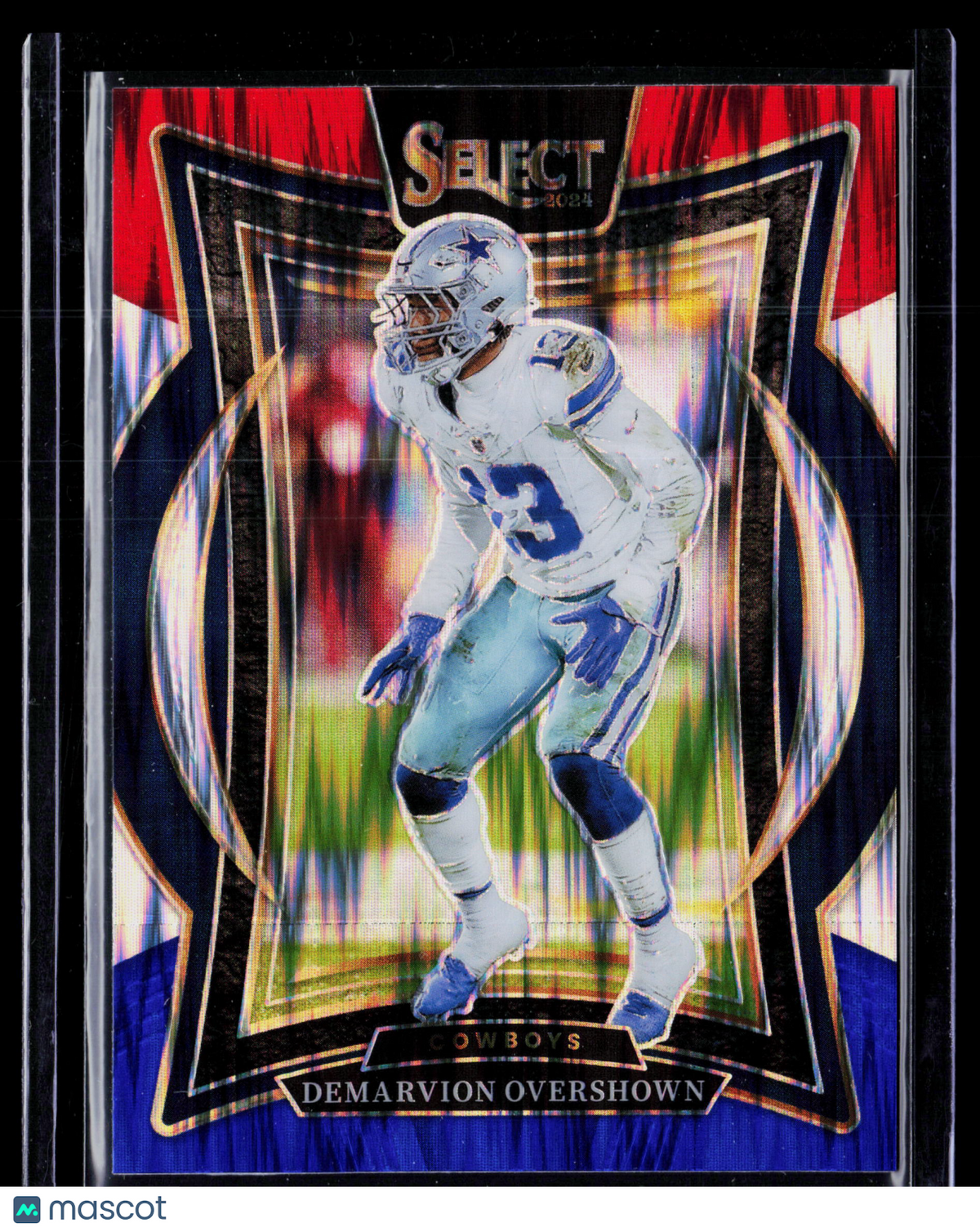 2025 Panini Select DeMarvion Overshown #48 Red White Blue Prizm