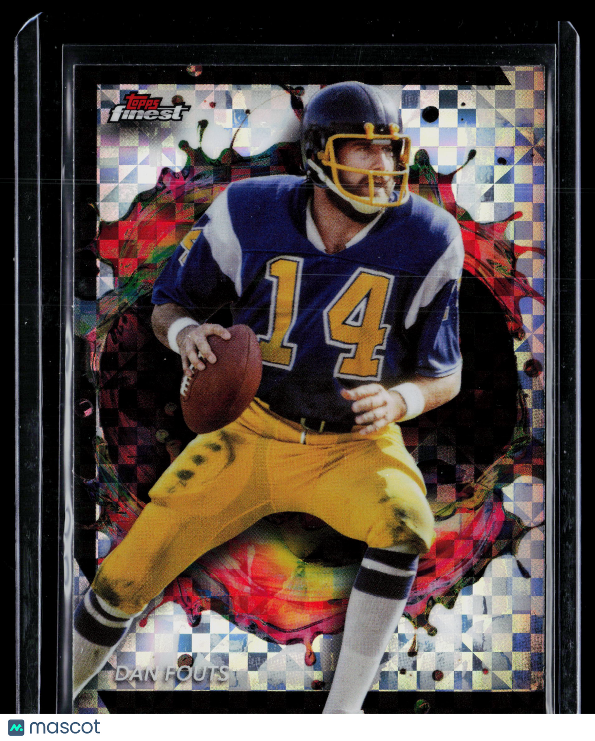 2024 Topps Finest Dan Fouts #238 Checkerboard Refractor