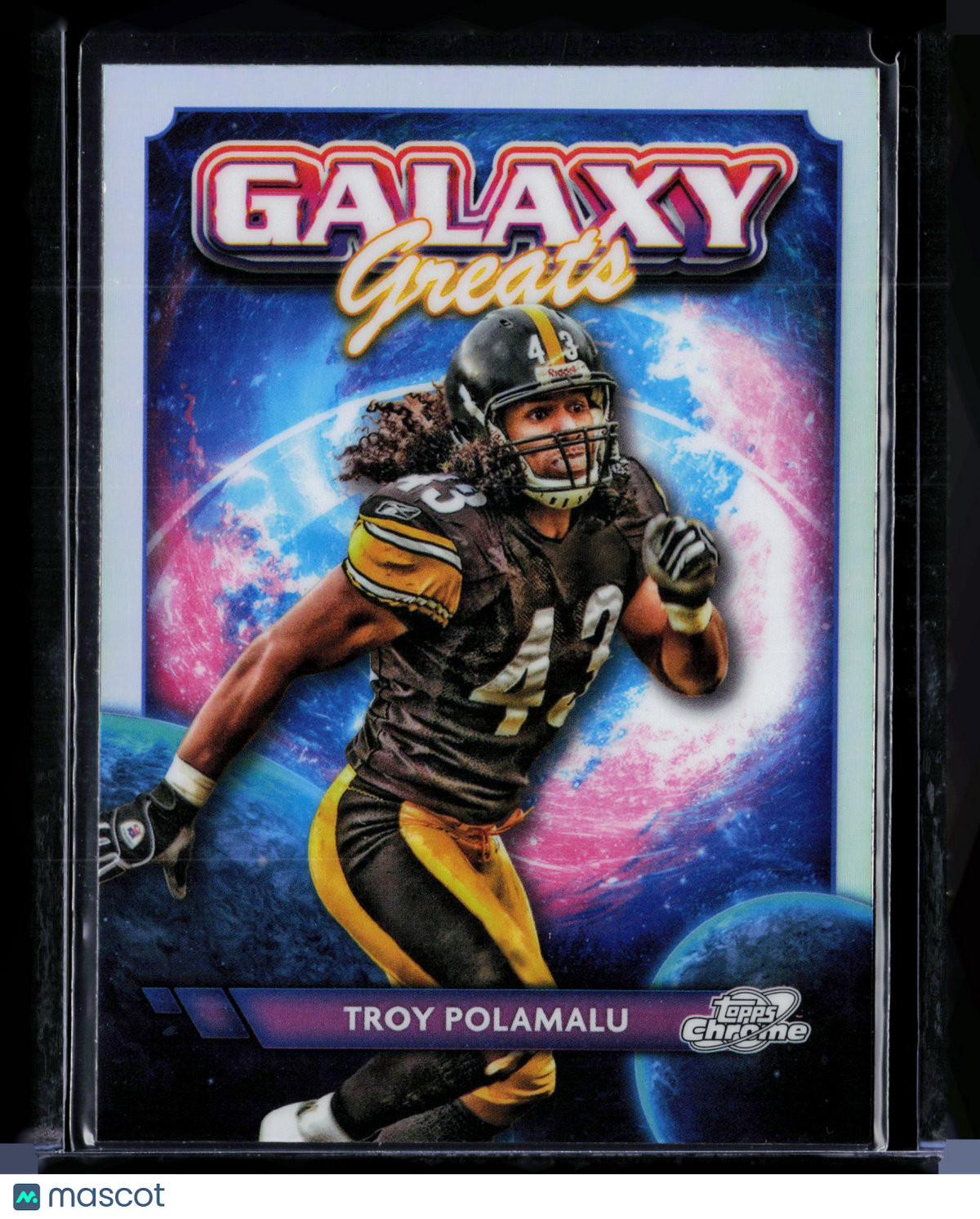 2024 Topps Chrome Galaxy Greats Troy Polamalu #GG-22