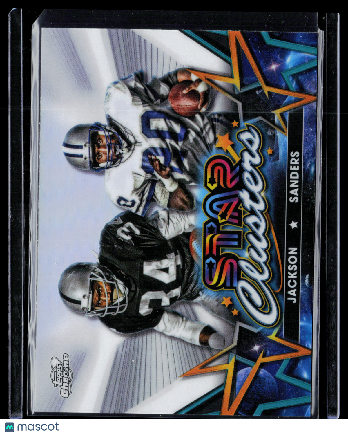 2024 Topps Chrome Star Clusters Bo Jackson Barry Sanders #SCL-15