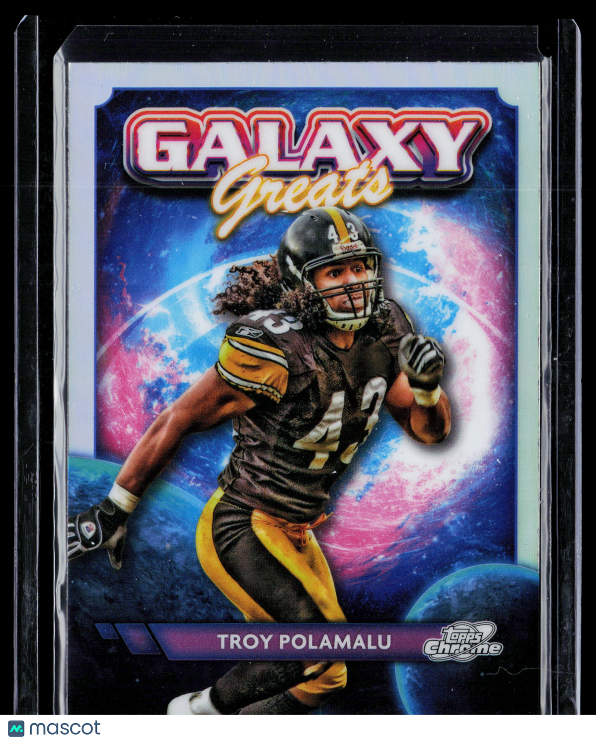 2024 Topps Chrome Galaxy Greats Troy Polamalu #GG-22