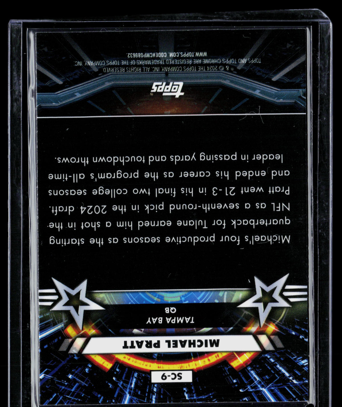2024 Topps Chrome Star Command Michael Pratt #SC-9