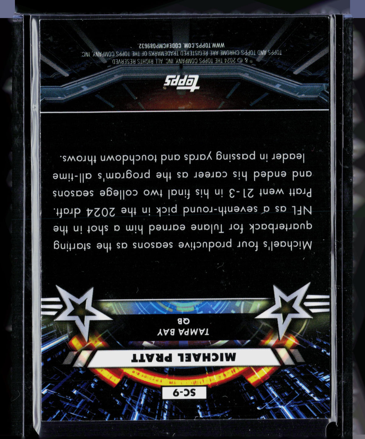 2024 Topps Chrome Star Command Michael Pratt #SC-9 RC