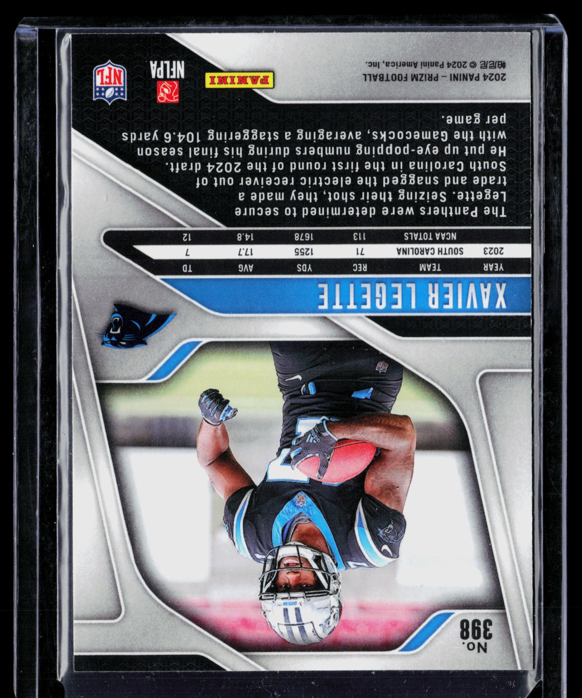 2024 Panini Prizm Xavier Legette #398 RC