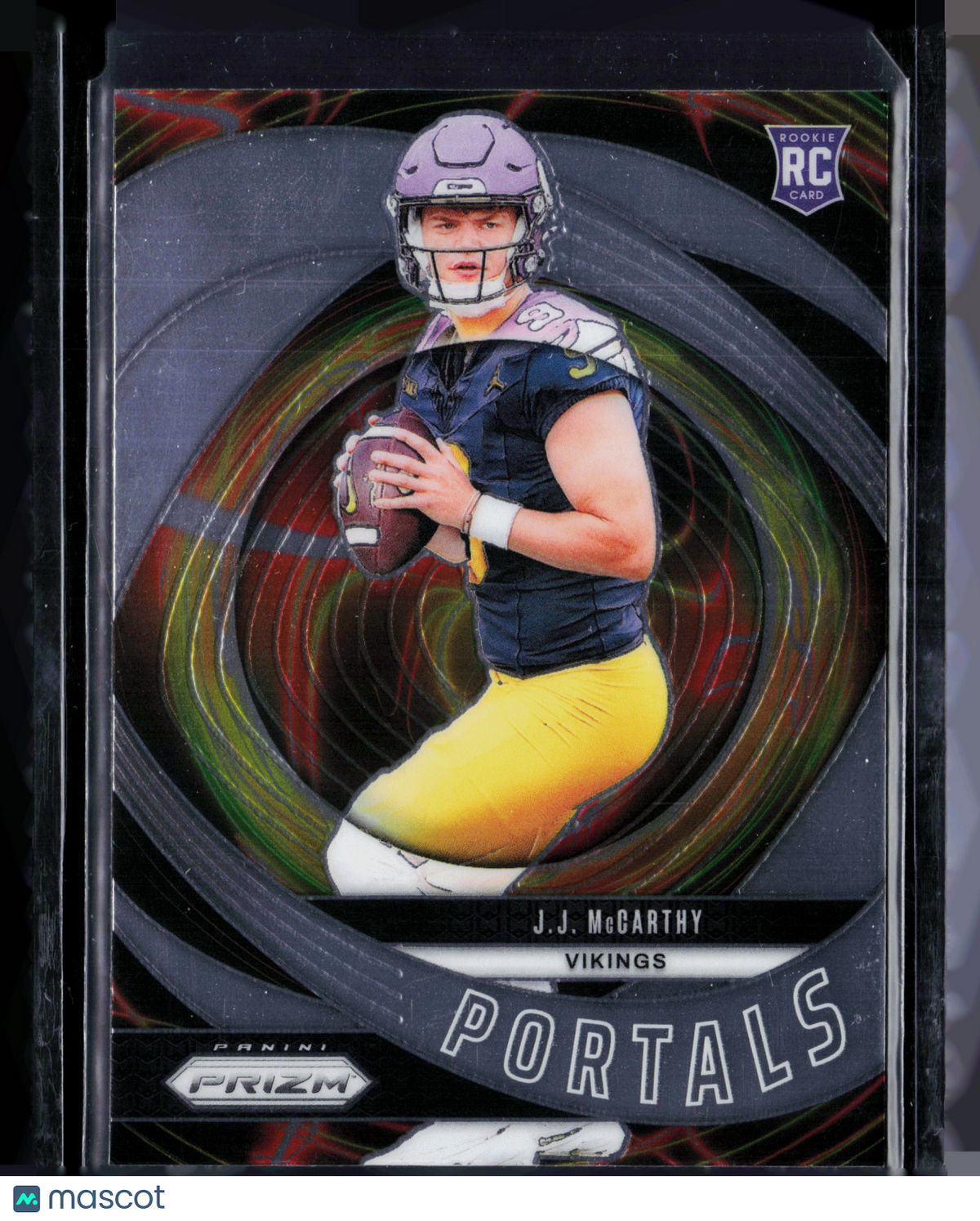 2024 Panini Prizm Portals J.J. McCarthy #7 RC