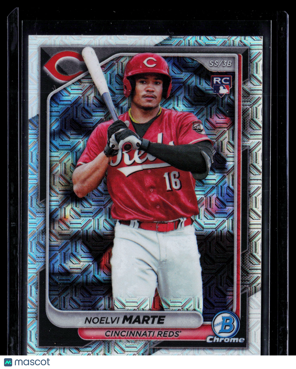 2024 Bowman Chrome Mega Box Noelvi Marte #80 Mojo Refractor RC