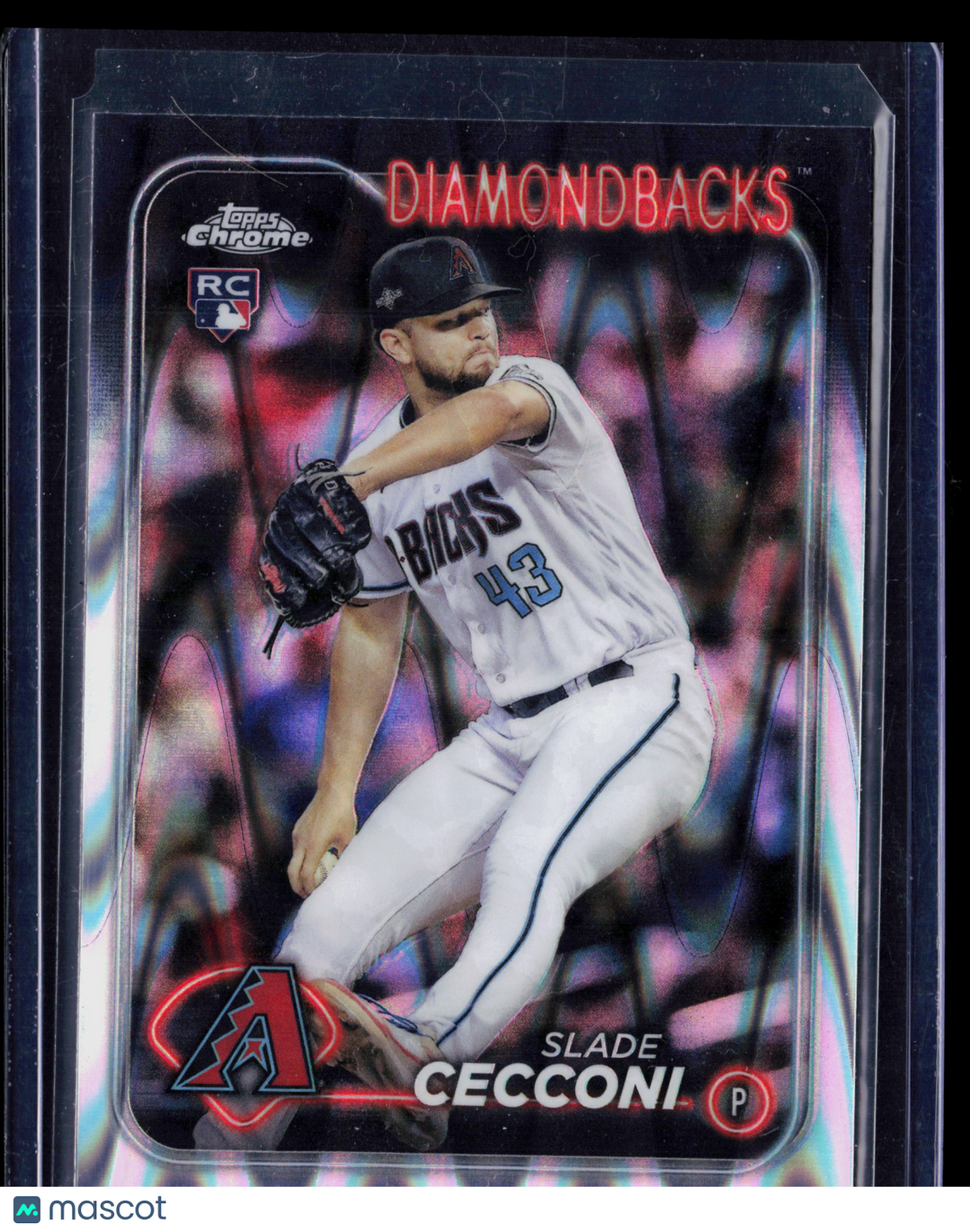 2024 Topps Chrome Slade Cecconi #77 Pink RayWave RC