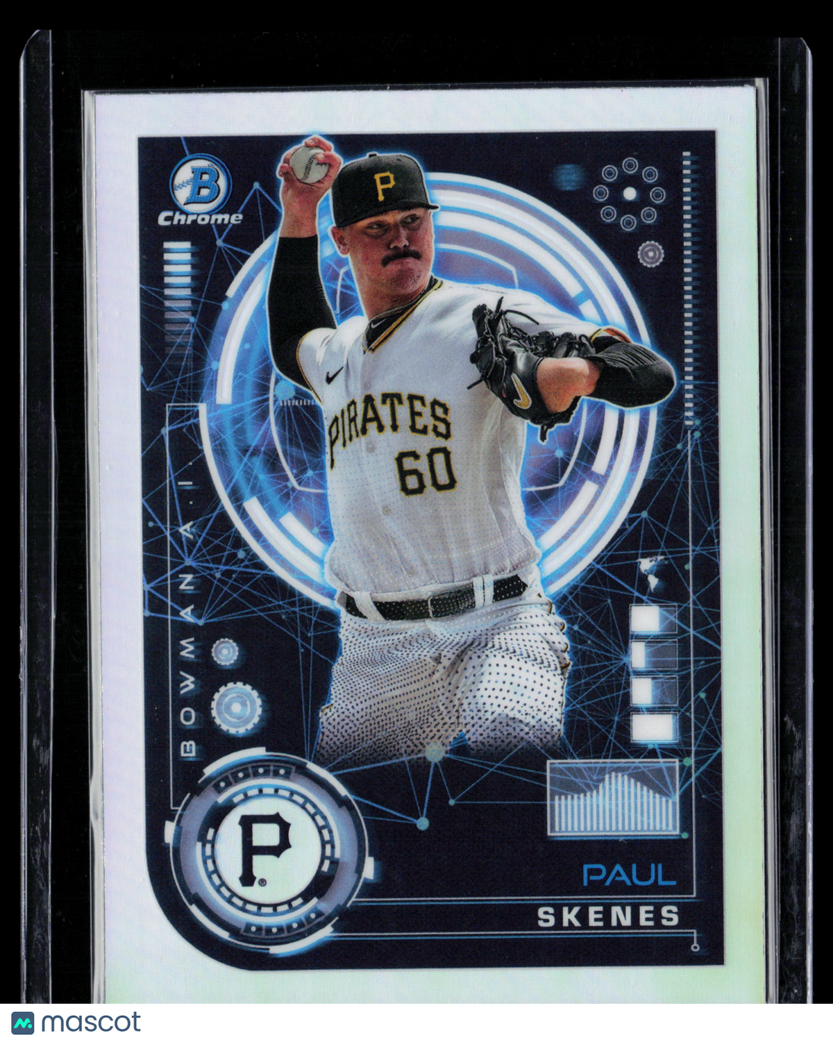 2024 Bowman Chrome Bowman A.I. Paul Skenes #BAI-15