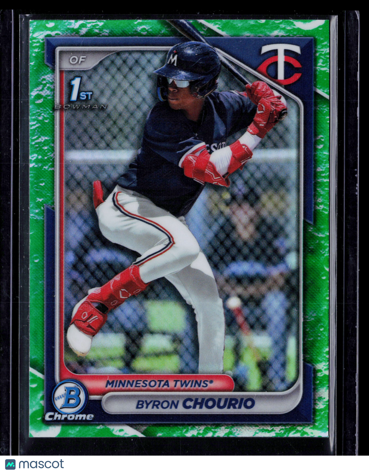 2024 Bowman Chrome Byron Chourio #BCP-129 Green Shimmer