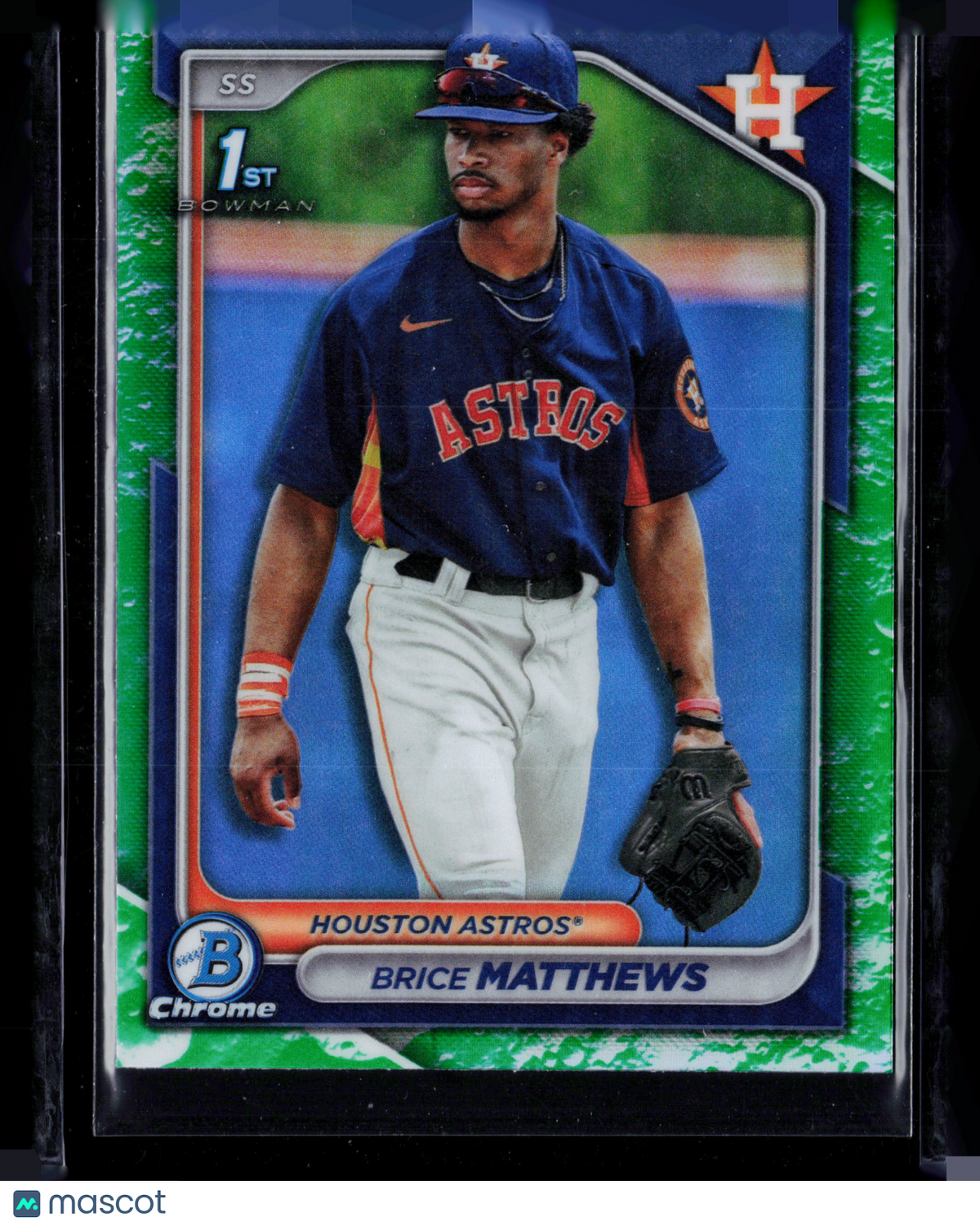 2024 Bowman Chrome Brice Matthews #BCP-69 Green