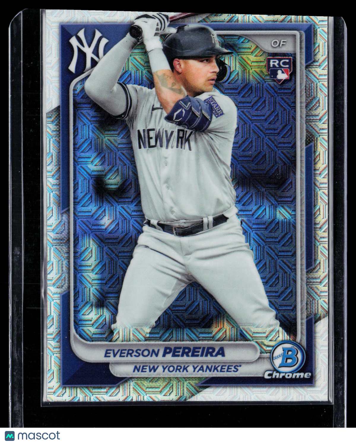 2024 Bowman Chrome Everson Pereira #93 Mega Box Mojo Refractor RC