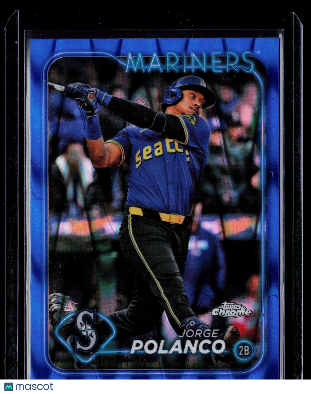 2024 Topps Chrome Update Jorge Polanco #USC177 Blue