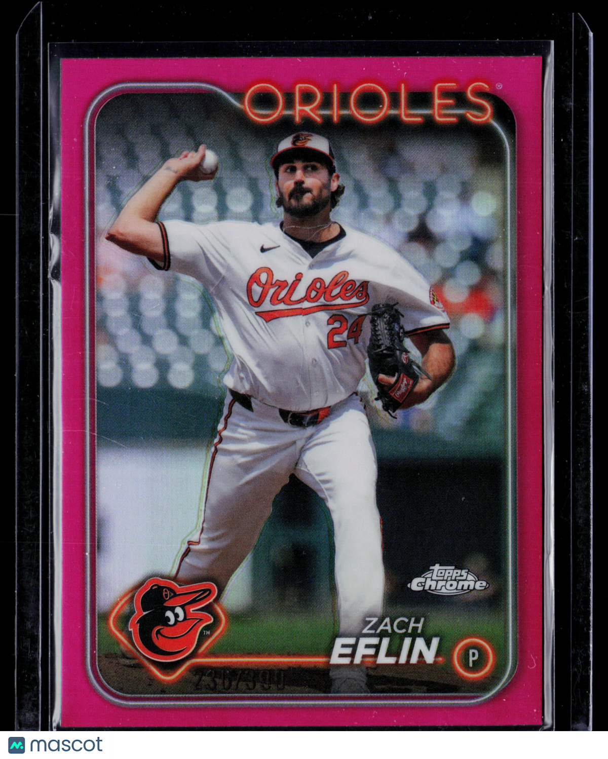 2024 Topps Chrome Update Series Zach Eflin #USC10 Pink Refractor