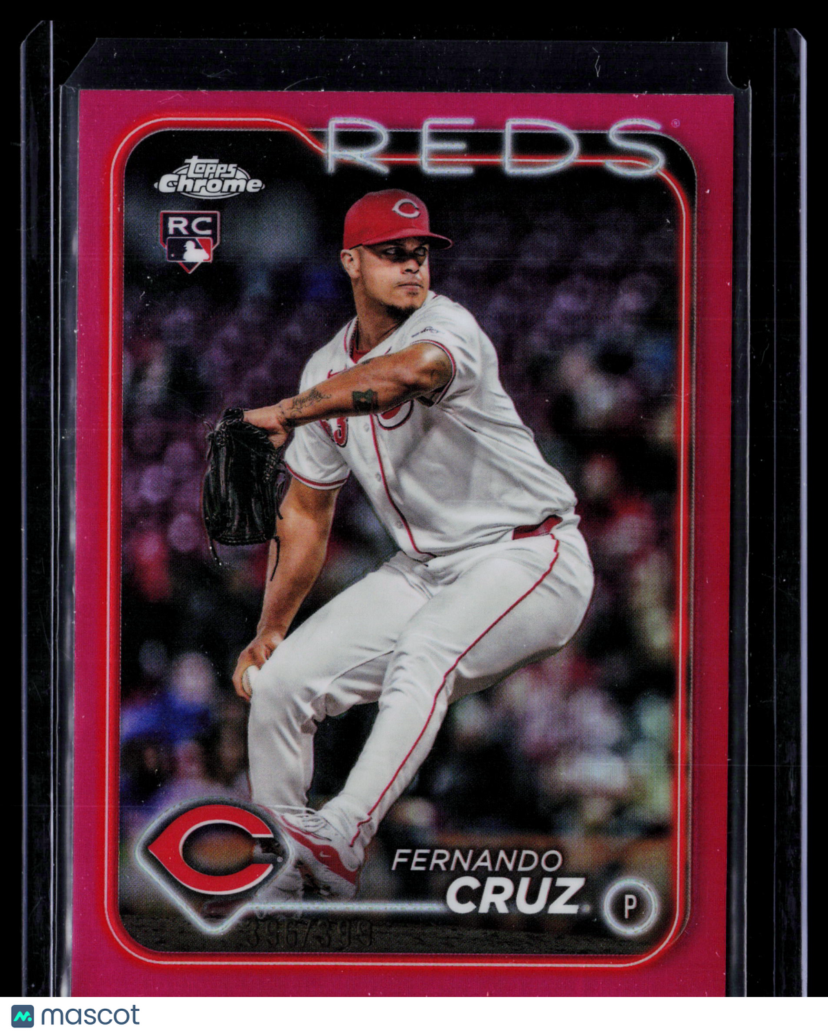 2024 Topps Chrome Update Fernando Cruz #USC131 Pink Refractor RC